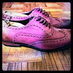 Ted Baker pink Brogue shoes size 10